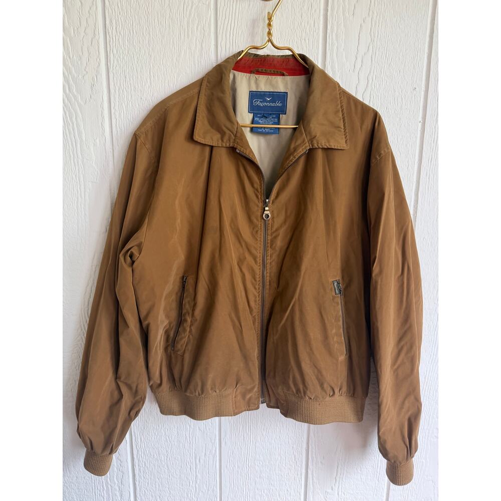 Faconnable Harrington-Style Bomber Jacket, Men's Large